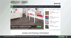Desktop Screenshot of homecraftcarpets.co.uk