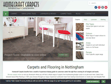 Tablet Screenshot of homecraftcarpets.co.uk
